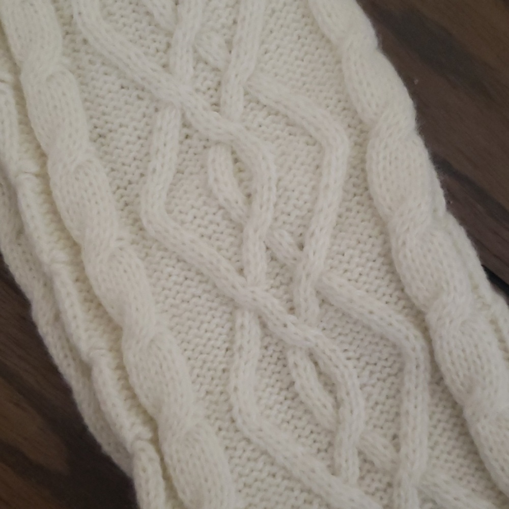 Free People Ivory Cable Knit Socks - Picture 4 of 4